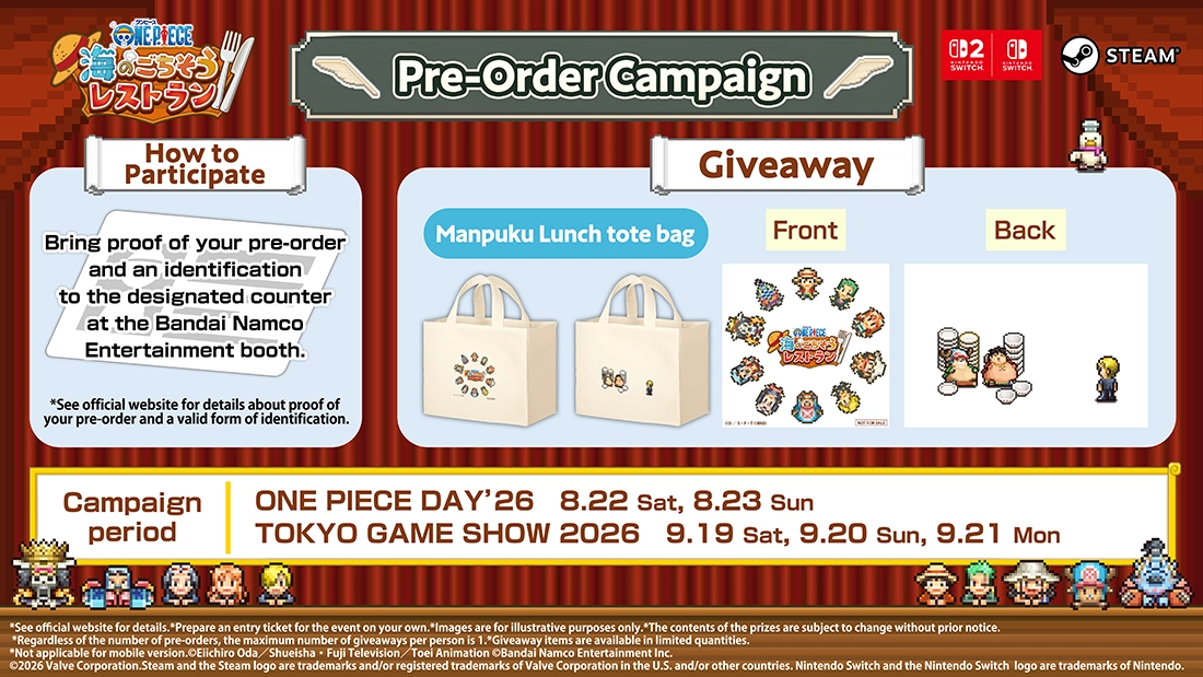 ONE PIECE: Grand Gourmet Pre-Order Campaign