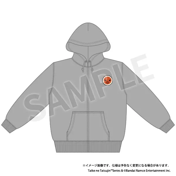 太鼓の達人 サガラ刺繍パーカー